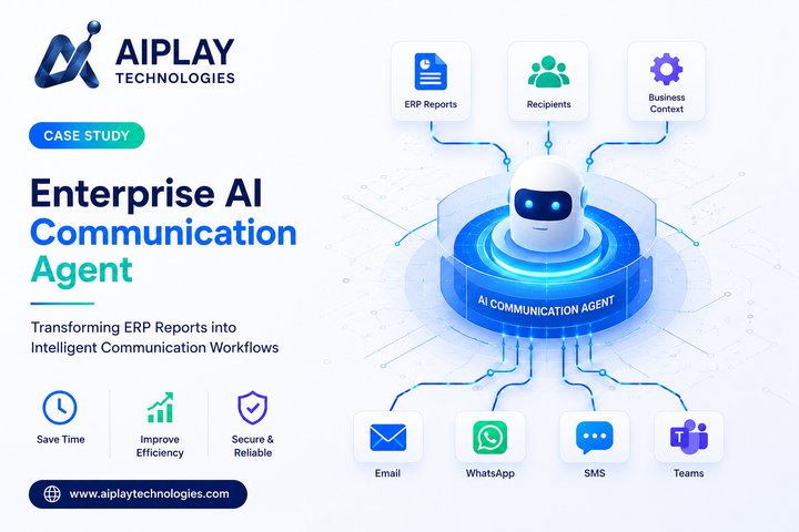 Enterprise AI Communication Agent — ERP-integrated communication automation for CA Office Automation
